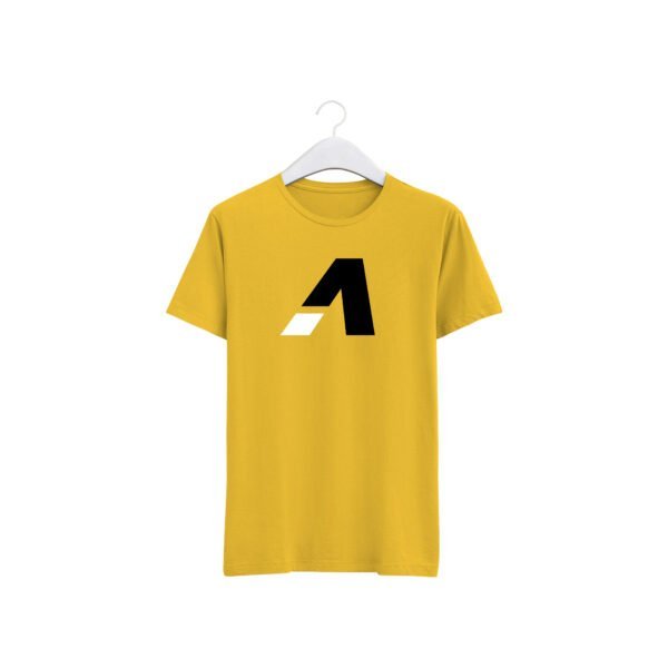 CAMISETA LOGO A AMARILLA