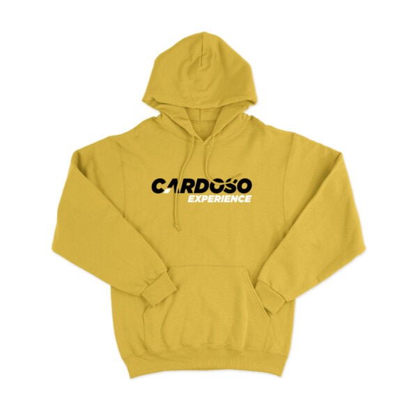 SUDADERA AMARILLA CAPUCHA FRONT