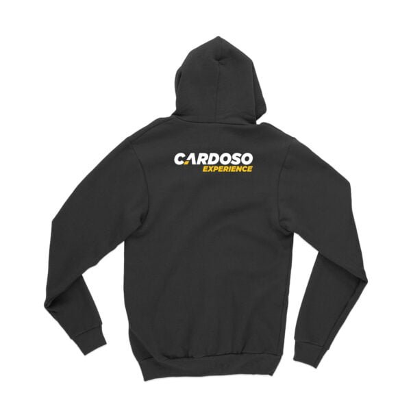 SUDADERA NEGRA CAPUCHA BACK